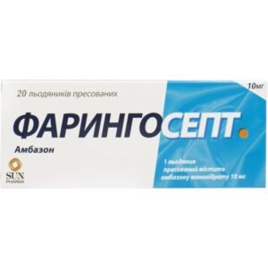 Faringosept 10 mg 20 pcs Pressed Lozenges