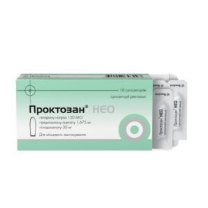 Proctosan Neo Rectal Suppositories 10 pcs – Anal Discomfort Relief