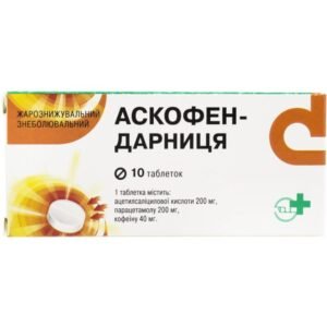 Ascophen Darnytsia Tablets – Pack of 10 | Effective Relief for Headache
