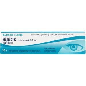 Vidisic Eye Gel 0.2% 10 g – Long-Lasting Dry Eye Relief & Lubrication Vidisic Eye Gel 0.2% 10 g – Long-Lasting Dry Eye Relief & Lubrication