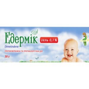 Edermik Gel 0.1% 30 g – Antihistamine Topical Gel for Itching & Irritation