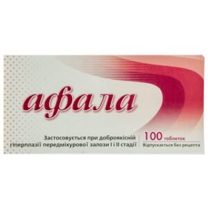 Afala® Tablets 100 pcs – Prostate Support for BPH, Prostatitis