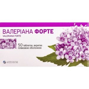 Valeriana Forte 40 mg Film-Coated Tablets – Herbal Relaxation