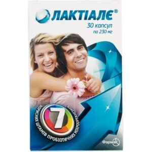 Laktiale Synbiotic Probiotic‑Prebiotic Capsules 30 pcs – Dietary Supplement