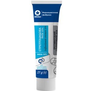 Streptocide Ointment 10% 25 g – Antibacterial Bacteriostatic Skin Treatment