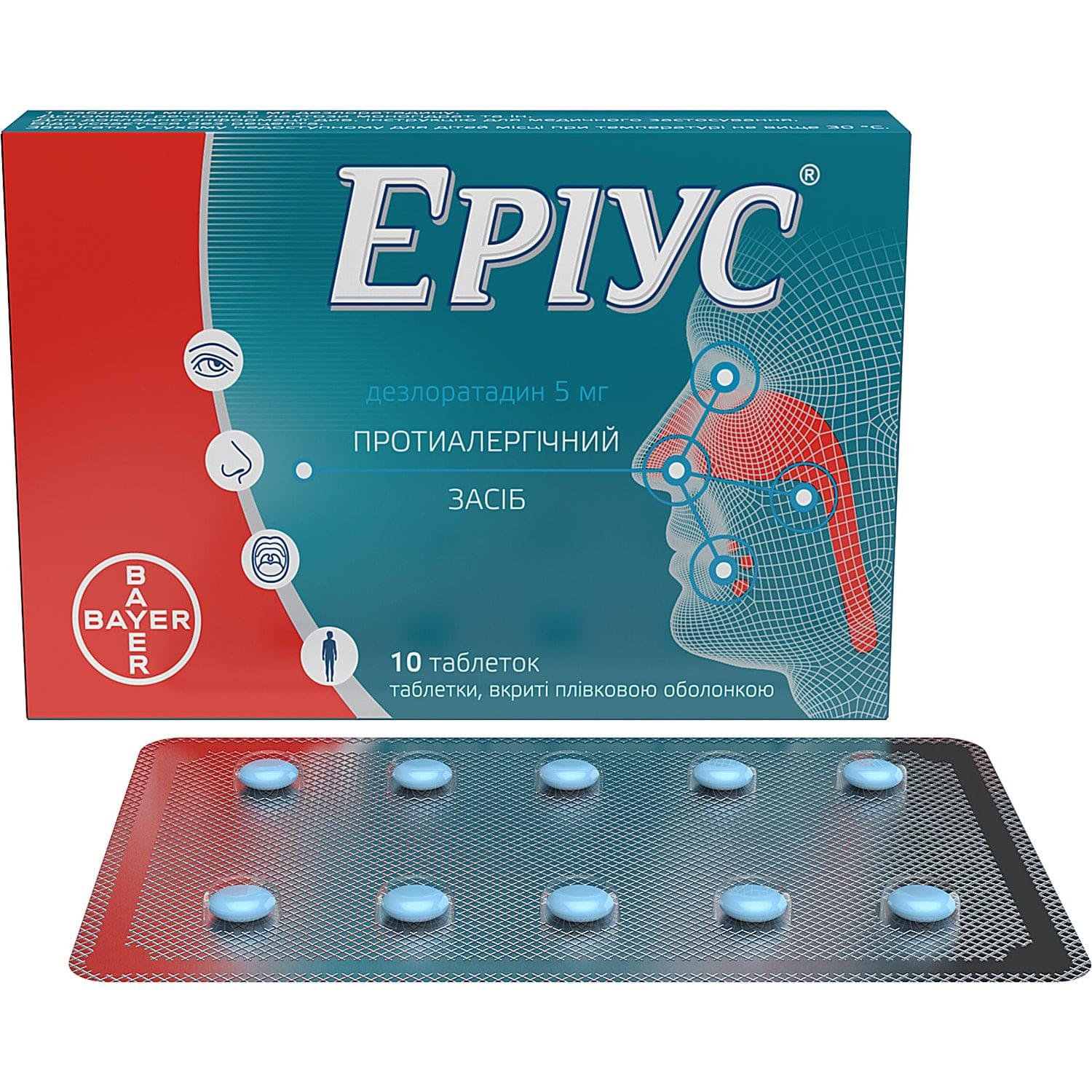 Aerius 5 mg Film‑Coated Tablets (10 pcs)