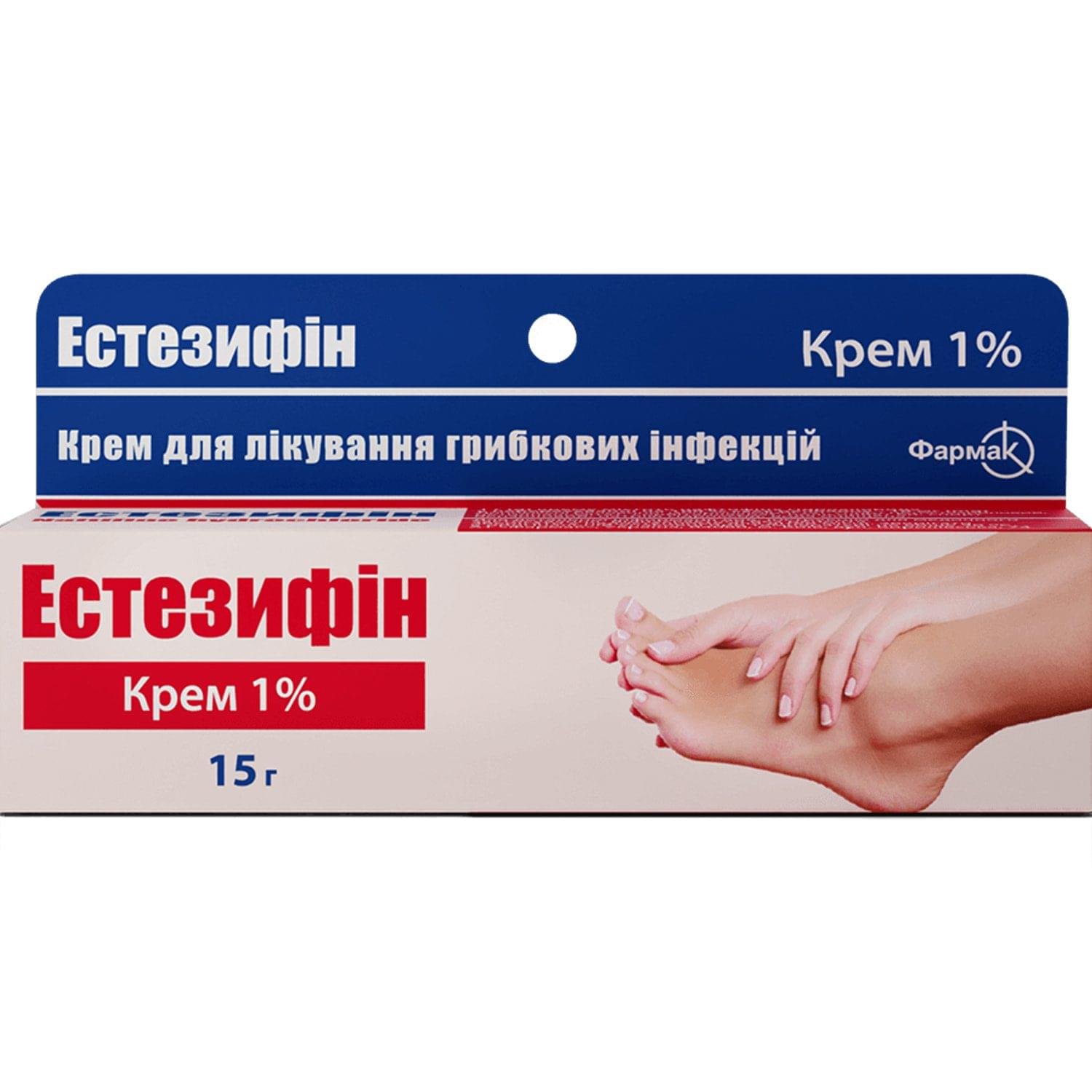 Estezifin Cream 1% Naftifine Hydrochloride Antifungal Tube 15g