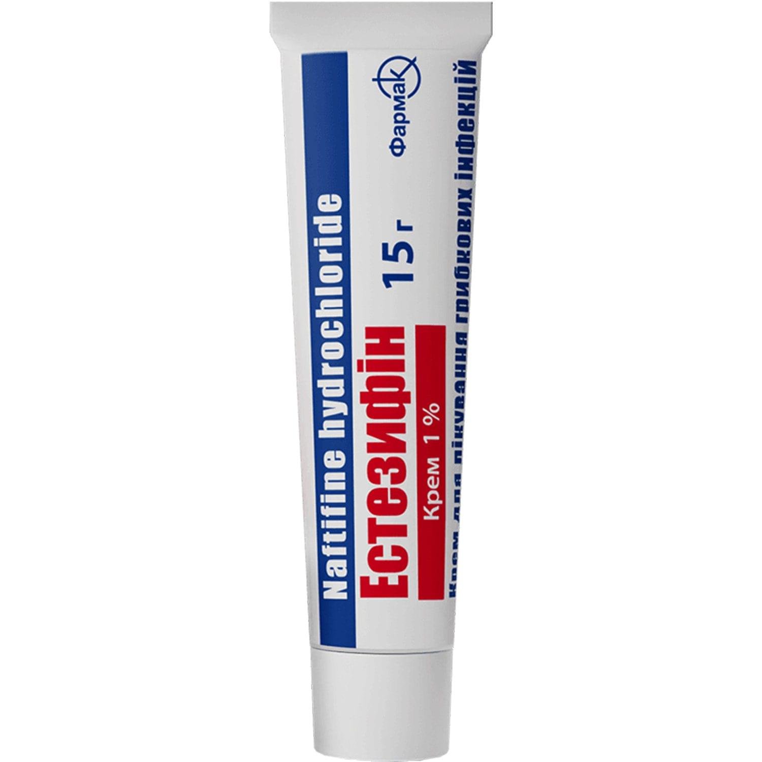 Estezifin Cream 1% Naftifine Hydrochloride Antifungal Tube 15g