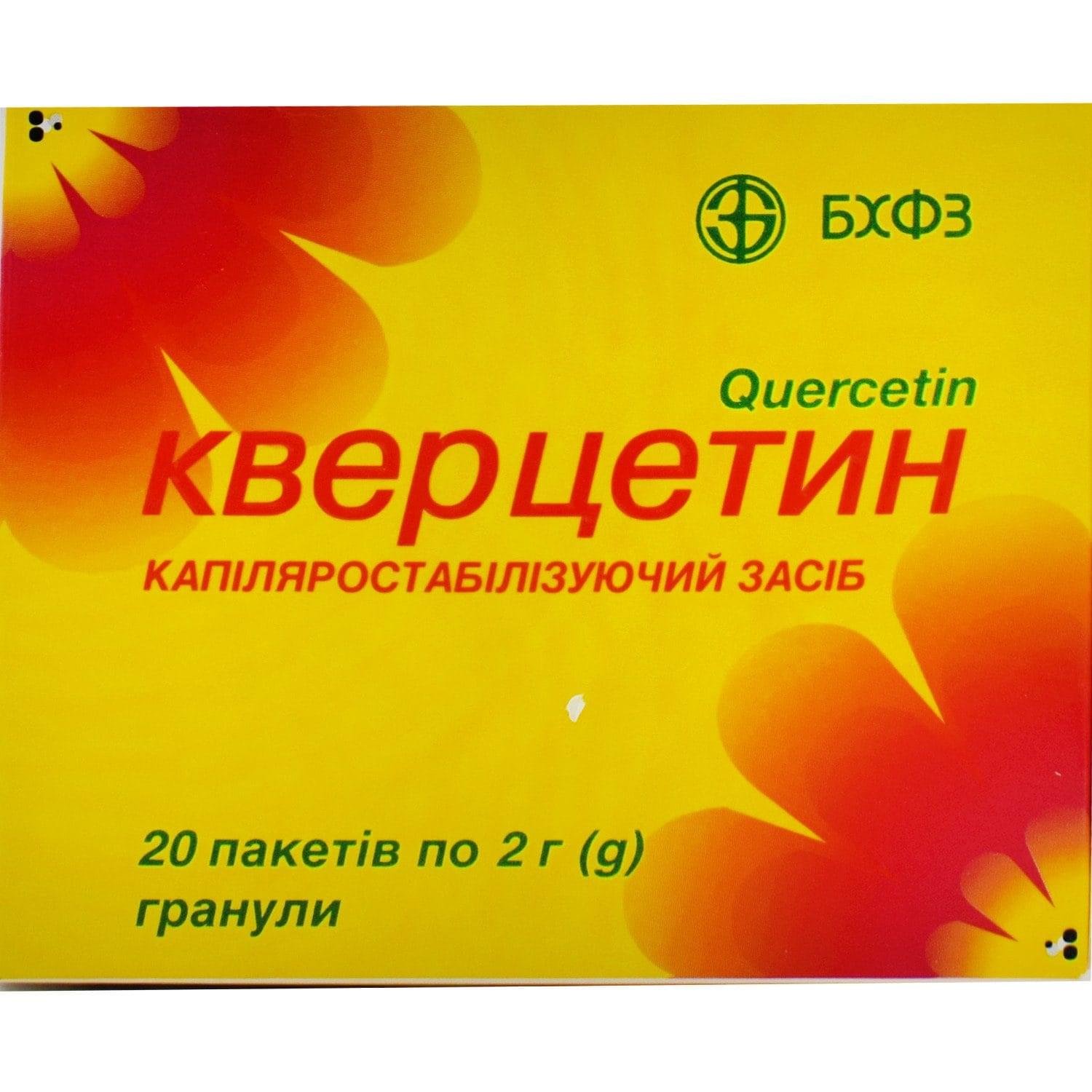 Quercetin Granules 0.04 g + 1 g in 2 g Sachets 20 Bags